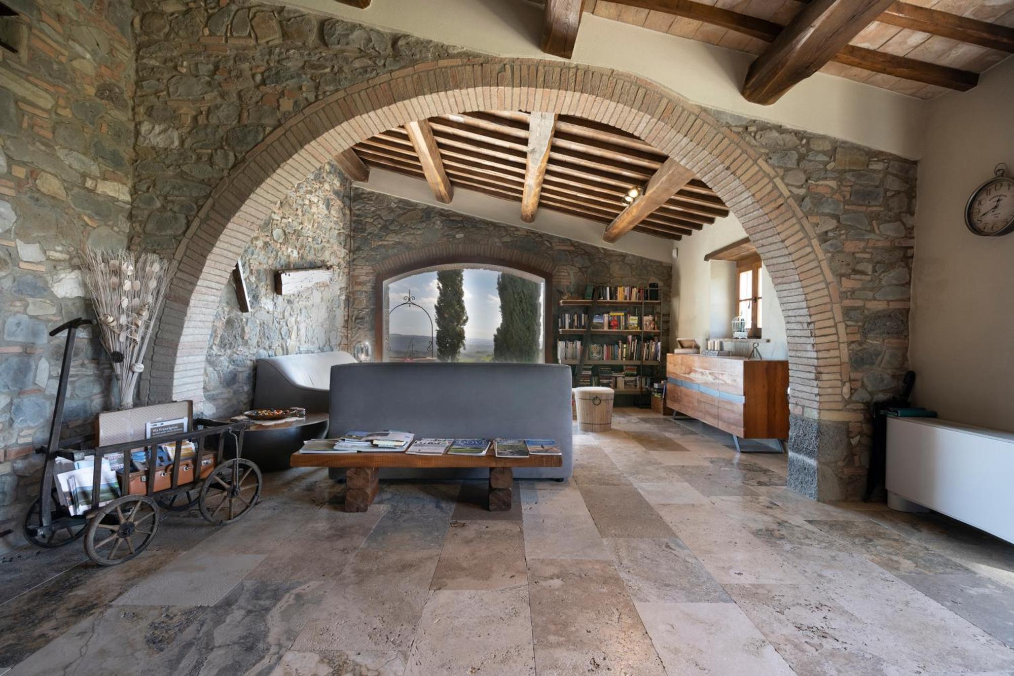 Casa Al Maestro B&B Радикофани Экстерьер фото